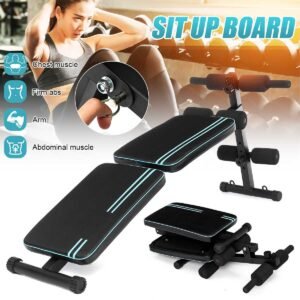 Double Folding Sit Up Benches Fitness Portable Sit-up Bench Machine For Home Abdominal Muscle Trainer Board Gym Home Equipment