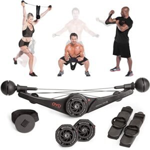 OYO Full Body Portable Gym Equipment Set for Exercise at Home, Office or Travel - SpiraFlex Strength Training Fitness Technology - NASA Technology Personal Gym