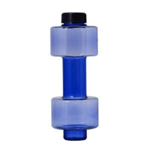 Dumbbell Plastic Bottle 550ML Sports Water Bottles Portable Leakproof Dumbbell Lose Weight Barbell Gym Fitness Equipment 6 Color