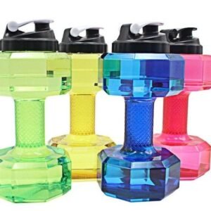 Gym Portable Water Bottles Outdoor Sports Bottle Large Capacity Creative Dumbbell Bottle Hydro Flask Bucket  Bpa Free