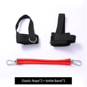 Resistance Bands Set Upgraded Anti-Break Tubes 40LBS Fitness Resistance Rope Muscle Strength Basketball Training Equipment